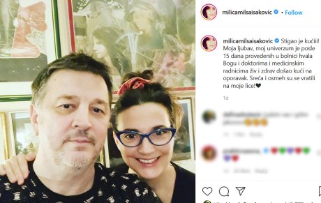 Žarko Jokanović i Milica Milša