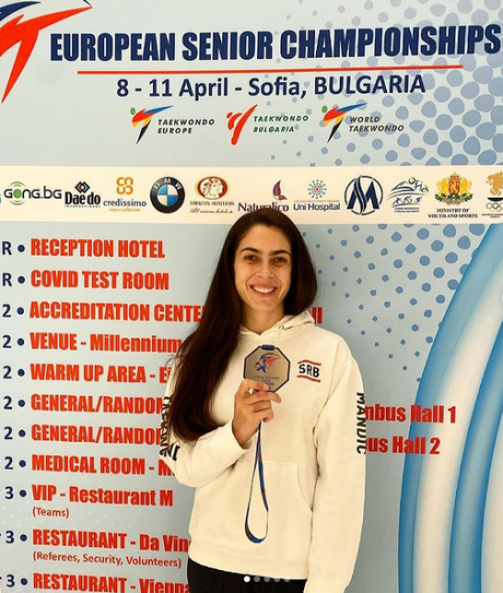 Milica Mandić, covid 19, tekvondo, vakcinacija