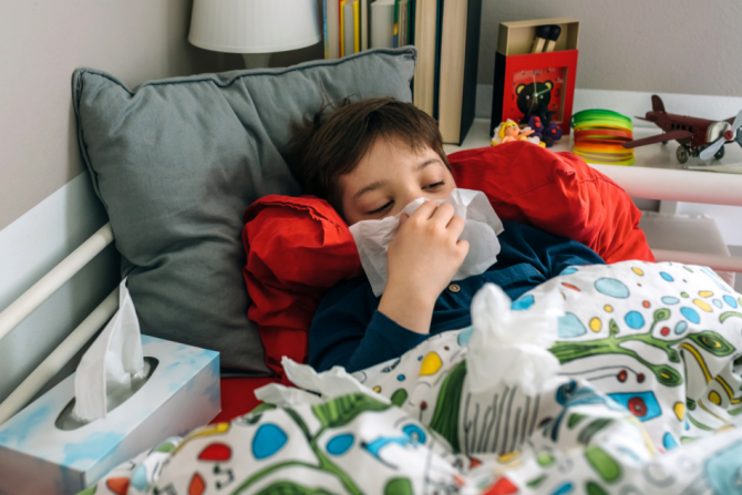 Zapušen nos kod dece