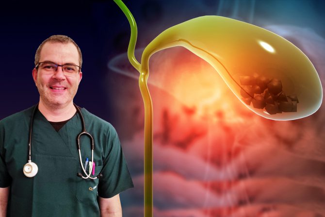 Dr Branko Maksimović, žučna kesa