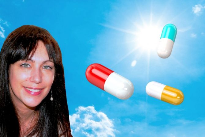 Prof. dr Marija Matić, sunce i lekovi