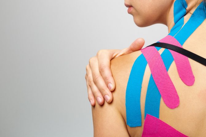 kinesio taping- elastične trake- fizikalna metoda
