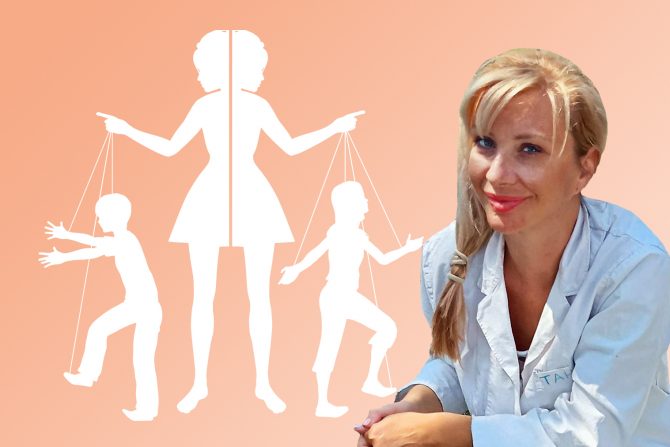 Ivana Sinđić, narcis majka