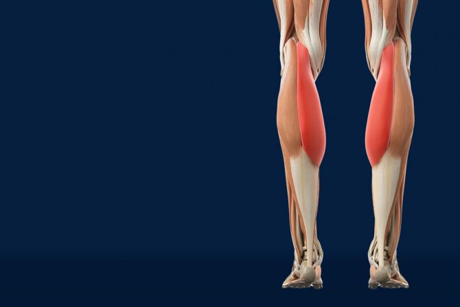 napregnuti mišić lista