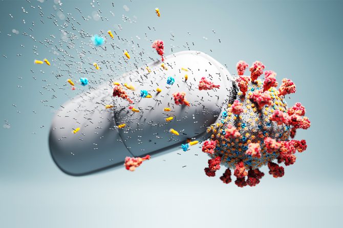 Lek, covid 19, korona virus