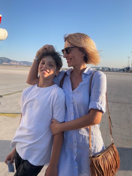 Ana Stanić i sin Vuk