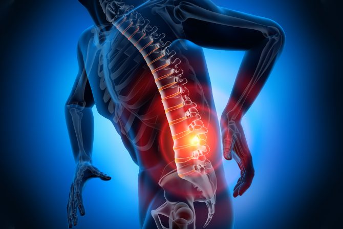 bol u donjem delu leđa