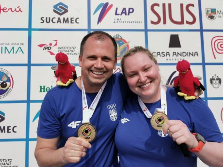 Zlatni sprski tim, Mikec i Arunović Foto: Streljački savez Srbije