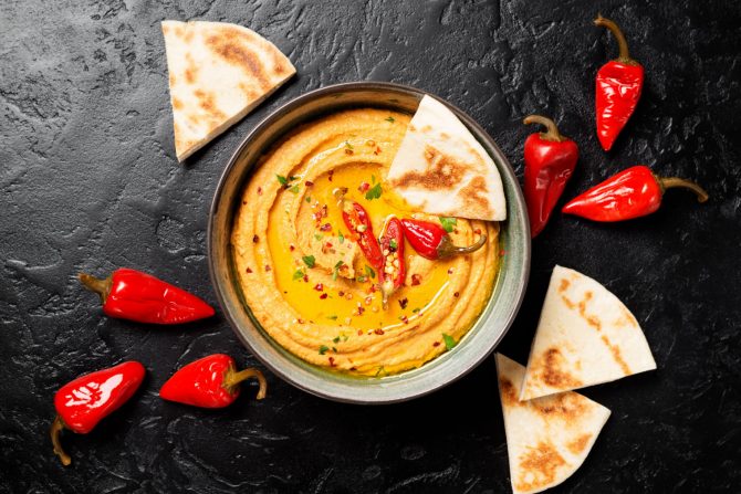 humus, namaz od leblebija