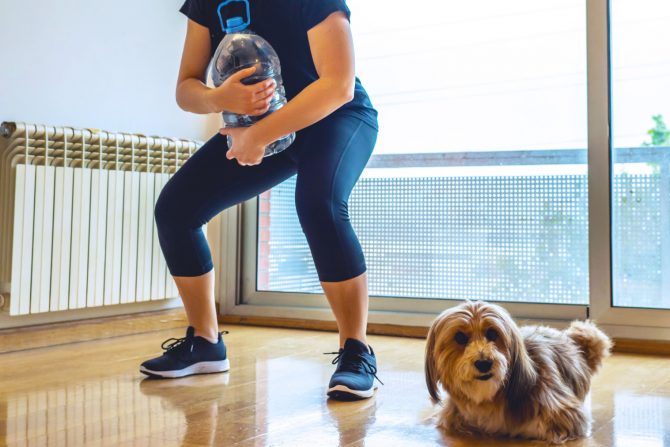 Vežbanje kućni rekviziti