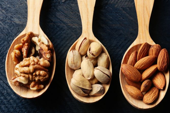 orasi, bademi, pistaći