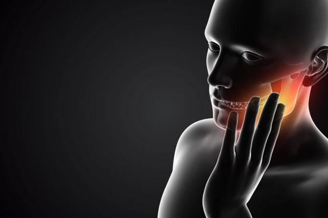 bol u vilici blizu uha