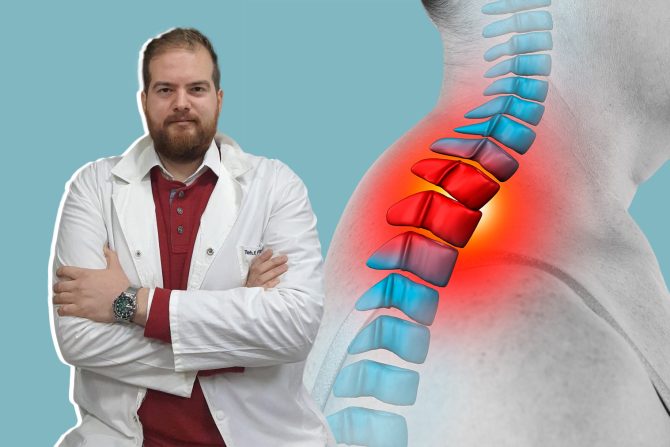 grba na zadnjem delu vrata