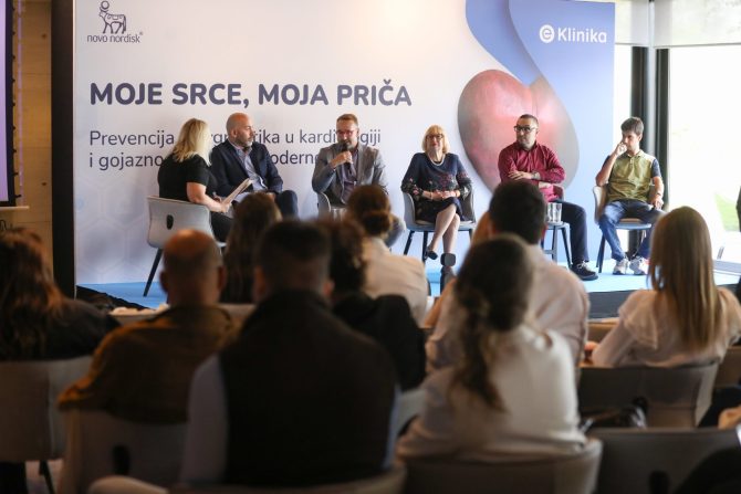 eKlinika portal i farmaceutska kompanija Novo Nordisk organizovali su panel "Moje srce, moja priča" Foto: Nikola Tomić